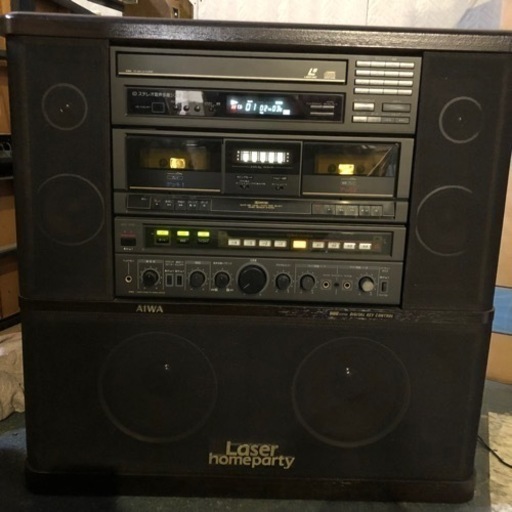 aiwa レーザーディスクカラオケ　Laser homeparty ジャンク