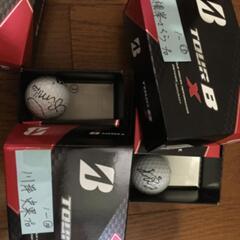 女子プロゴルファー  サインボールの画像