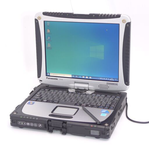 中古美品 ノートパソコン Panasonic タフブック CF-19RW1ADS 新品SSD Wi-Fi Core i5 4GB 無線 Bluetooth Windows10 Office