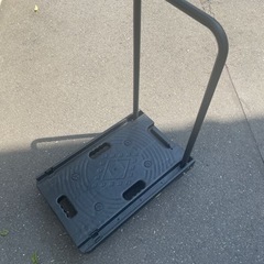 小型樹脂　台車　ブラックの画像