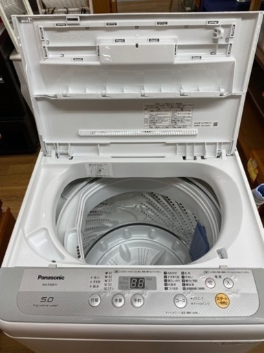 I391 ★ Panasonic 洗濯機 （5.0㎏）★ 2018年製 ⭐動作確認済⭐クリーニング済