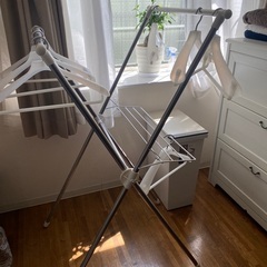 洗濯物干しと無印のハンガー