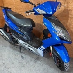 ★お支払い総額5.5万円★ KYMCO レーシングキング180FI キムコ 180cc高速乗れる！ フロントダブルディスク車両！ 走行テスト済み！ 関東圏内即日配送可能です！の画像
