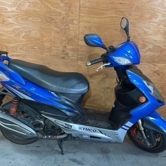 ★お支払い総額5.5万円★ KYMCO レーシングキング180FI キムコ 180cc高速乗れる！ フロントダブルディスク車両！ 走行テスト済み！ 関東圏内即日配送可能です！の画像