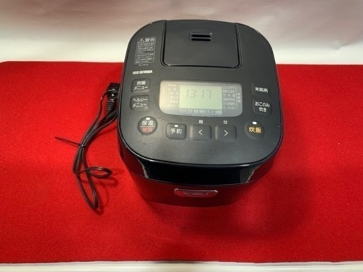 IRIS OHYAMA アイリスオーヤマ マイコンジャー炊飯器 RC-ME30-B ブラック 2021年式 中古品