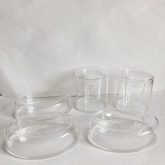 ハーバリウム　ソープディッシュ✖︎3、コスメケース✖︎2のセットになります。 単品売りも可能です。の画像