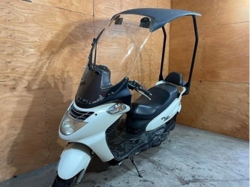 ★お支払い総額5.2万円★ SYM RV125JP 屋根付き小型！！ 車格大きい！雨でも大活躍！ 社外マフラー！ 通勤通学に♪ 関東圏内即日配送可能です！