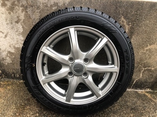 値段交渉歓迎　トーヨータイヤ　四本セット　2020年製　スズキ　冬タイヤ　アルミホイール　14インチ　タイヤ