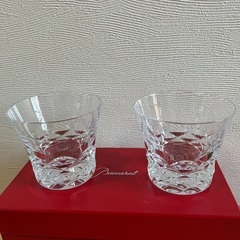 バカラのペアグラス