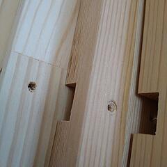 ナフコ 棚板支柱 600x60x24/ 合板 5枚の画像