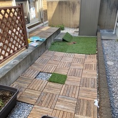 ジョイント　ウッド　人工芝