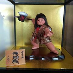 五月人形 金太郎 ガラスケース入