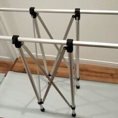 キャンプ用品　アウトドア用スタンド　システムベース　アルミ製　箱付き