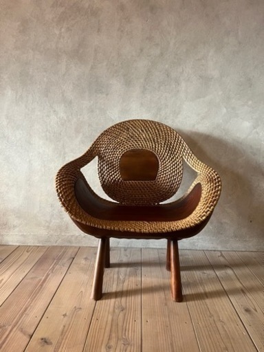 バリ製ラタンウッドチェア
