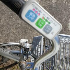 【商談中】電動アシスト自転車☆再生充電機能付き！SANYO ENELOOP CY-SPF226 3.1AH ３段 26型　LED　SILVERの画像