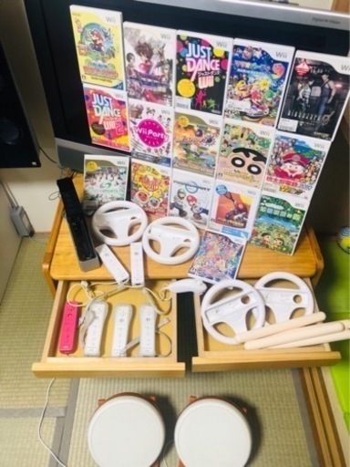 wii付属ソフト多数＋32型TVセット