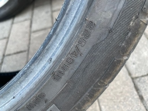 最終値下げ！225/40/18
