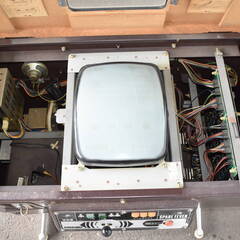 【ヤ取終了8/15】≪y235ジ 40213-01≫骨董/レア 任天堂/ニンテンドー スペースフィーバー テーブル/アーケード ゲーム 筐体 レトロ/昭和の画像