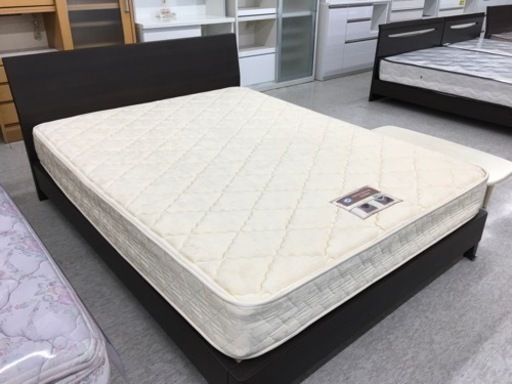 ワイドダブルベッド　シーリーマットレス