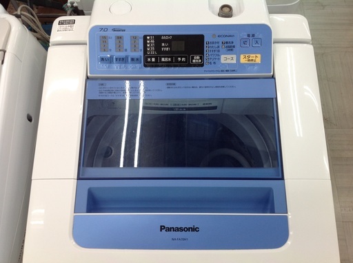 【最短即日配送可能！】7.0kg 全自動洗濯機　Panasonic【9650006】