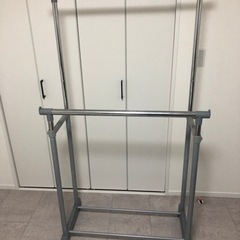 物干し伸縮 ラック 室内 キャスター付き 大特価の画像