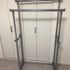 物干し伸縮 ラック 室内 キャスター付き 大特価の画像