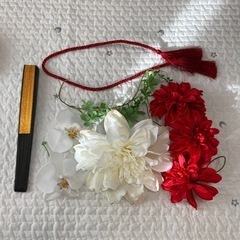 和装小物　扇子　造花　組紐　髪飾り