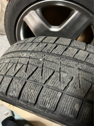ワーク　エモーションt7r 19インチ　30後期セルシオ　純正ホイールセット