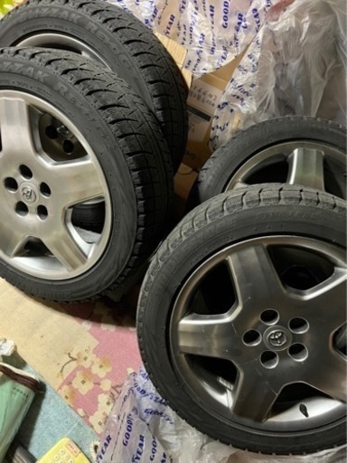 ワーク　エモーションt7r 19インチ　30後期セルシオ　純正ホイールセット