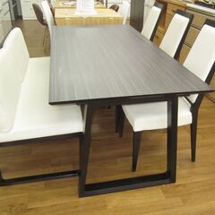 R354 最高級 KARIMOKUモダン ダイニング5点セット180cm 美品 26万円