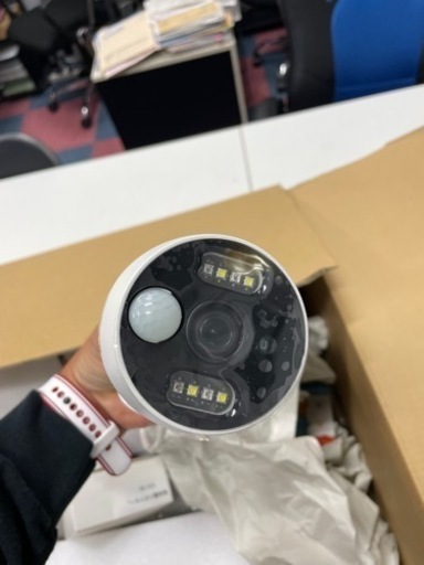防犯カメラ新品、暗視、録音、携帯監視