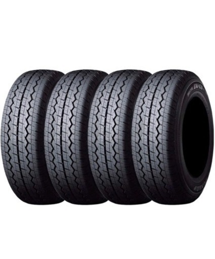 145R12 LT (4本)新品タイヤ+交換