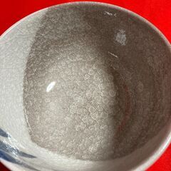 ガラス釉　多重貫入　菓子鉢　共箱付きの画像