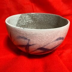 ガラス釉　多重貫入　菓子鉢　共箱付きの画像