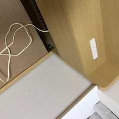 シングルベッド　組み立て式　収納・コンセント付の画像