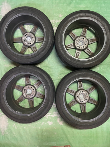 RAYS EUROSTAR 17インチ 4・5穴マルチ（PCD114.3） 7J オフセット52 タイヤ・ホイール4本セット レイズ 