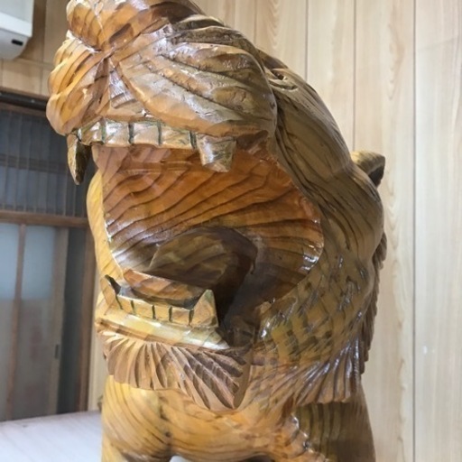 祝！阪神優勝記念価格٩( ᐛ )و 虎の彫刻物