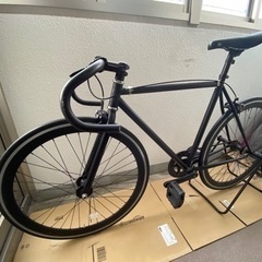 【広島県福山市内で直接お渡しする場合はお値引き可】ライダーズカフェ　ピストバイクの画像