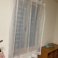 レースカーテン　星　ニトリ