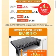 未開封　アイリスオーヤマ  IHクッキングヒーターの画像