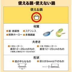 未開封　アイリスオーヤマ  IHクッキングヒーターの画像