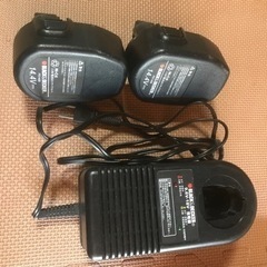 ブラックアンドデッカー  バッテリー　充電器セット