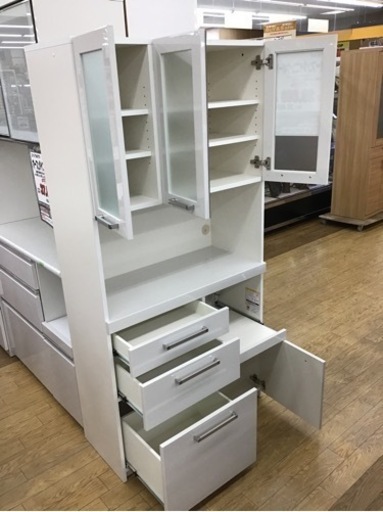 KP-38【ご来店頂ける方限定】パモウナ　オープンダイニングボード　白