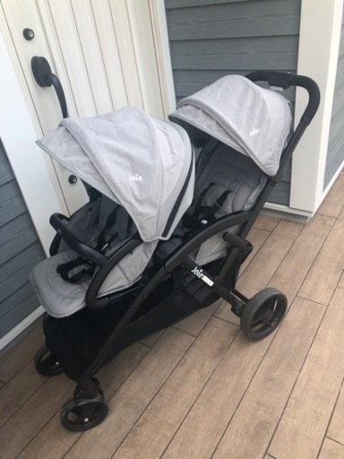 KATOJI エヴァライトデュオ 2人乗りベビーカー joie