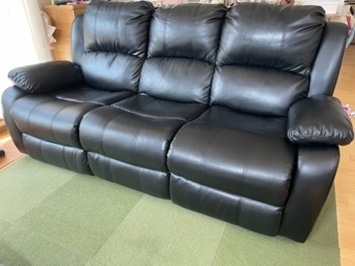 ３人掛けリクライニングソファ