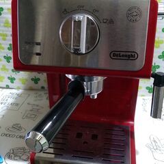 デロンギ(DeLonghi) アクティブ エスプレッソ・カプチーノメーカー ECP3220J-R パッションレッドの画像