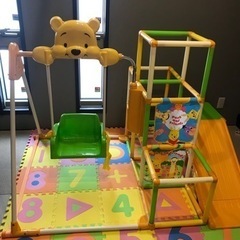 【中古品】くまのプーさん折りたたみキッズパーク