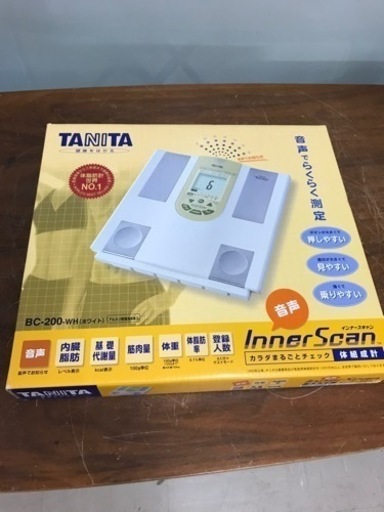 取引場所　南観音　K  2204-210   タニタ　BC-200   インナースキャン　体組成計　体重計