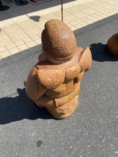 ★304 レア品 恵比寿 七福神 置物 オブジェ インテリア 陶器 【リサイクルマート鹿児島宇宿店】