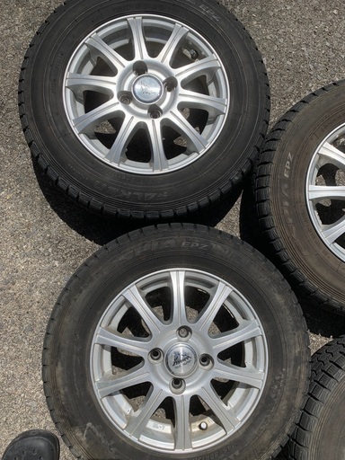 アルミホイール付きスタッドレス　145/80/R13